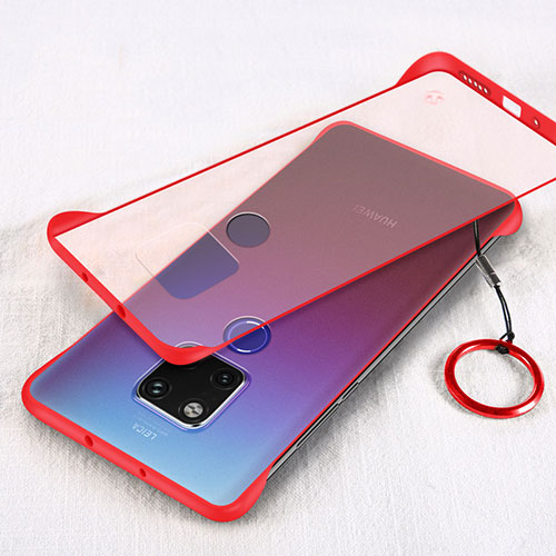 Ultra-thin Transparent Matte Finish Case H05 for Huawei Mate 20 Red