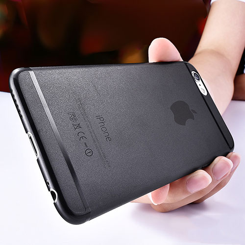 Ultra-thin Transparent Matte Finish Case T06 for Apple iPhone 6 Black