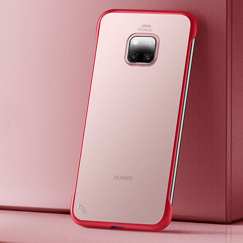 Ultra-thin Transparent Matte Finish Case U01 for Huawei Mate 20 Pro Red