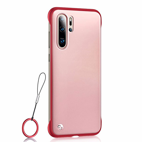 Ultra-thin Transparent Matte Finish Case U01 for Huawei P30 Pro Red