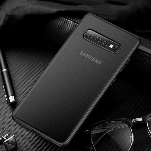Ultra-thin Transparent Matte Finish Case U01 for Samsung Galaxy S10 Black