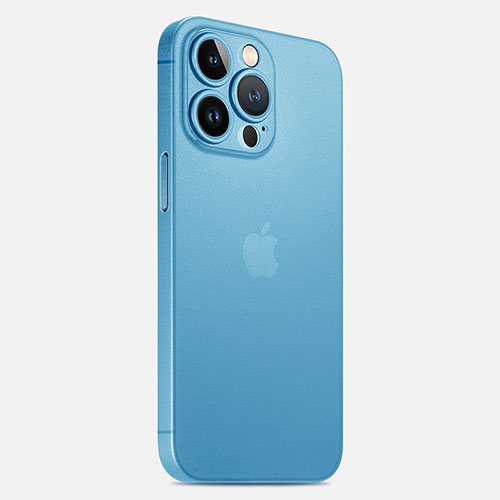 Ultra-thin Transparent Matte Finish Case U02 for Apple iPhone 14 Pro Sky Blue