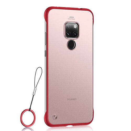 Ultra-thin Transparent Matte Finish Case U03 for Huawei Mate 20 Red