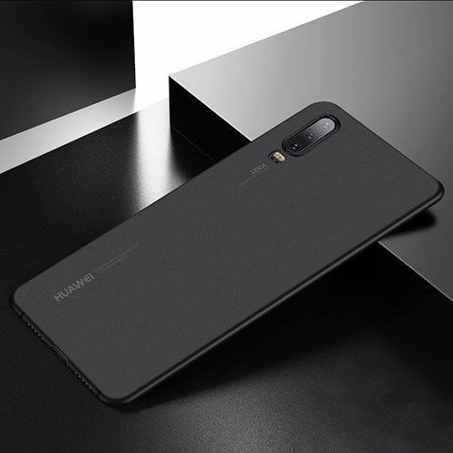 Ultra-thin Transparent Matte Finish Cover Case for Huawei P30 Black