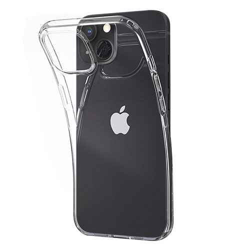 Ultra-thin Transparent TPU Soft Case A02 for Apple iPhone 13 Mini Clear