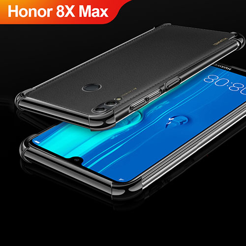 Ultra-thin Transparent TPU Soft Case Cover A04 for Huawei Honor 8X Max Black