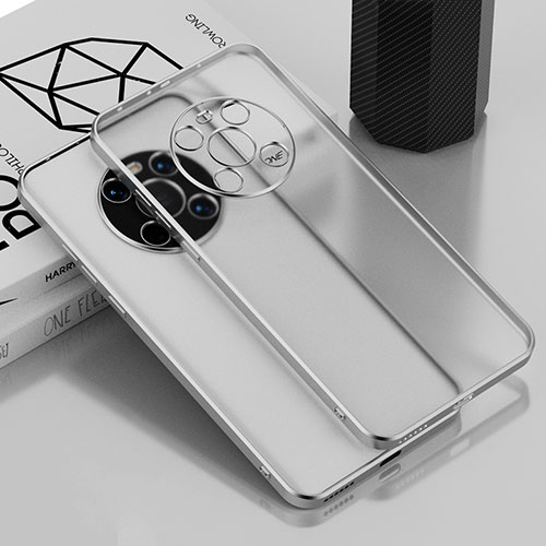 Ultra-thin Transparent TPU Soft Case Cover AN1 for Huawei Mate 40 Silver