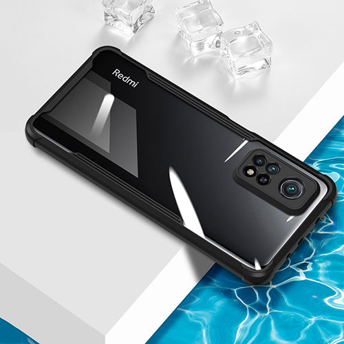 Ultra-thin Transparent TPU Soft Case Cover BH1 for Xiaomi Redmi Note 11 4G (2022) Black