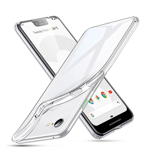 Ultra-thin Transparent TPU Soft Case Cover for Google Pixel 3 XL Clear