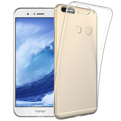Ultra-thin Transparent TPU Soft Case Cover for Huawei Honor 8 Pro Clear
