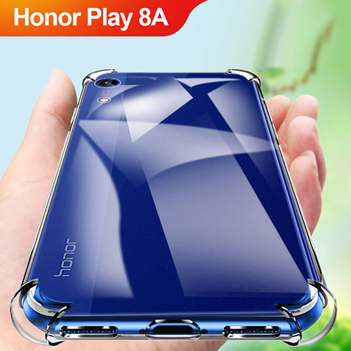 Ultra-thin Transparent TPU Soft Case Cover for Huawei Honor Play 8A Clear