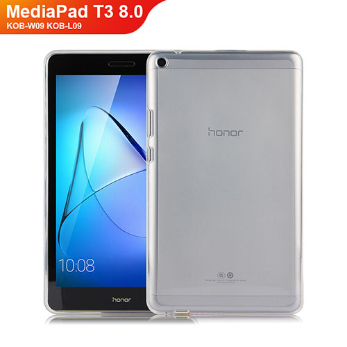 Ultra-thin Transparent TPU Soft Case Cover for Huawei MediaPad T3 8.0 KOB-W09 KOB-L09 Clear