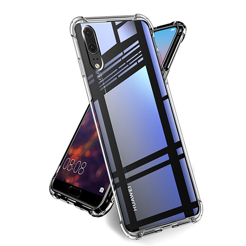 Ultra-thin Transparent TPU Soft Case Cover for Huawei P20 Clear