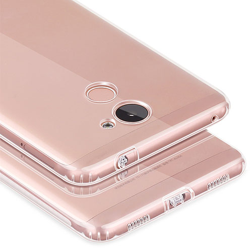 Ultra-thin Transparent TPU Soft Case Cover for Huawei Y7 Prime Clear