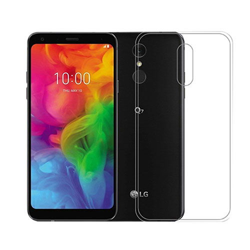 Ultra-thin Transparent TPU Soft Case Cover for LG Q7 Clear