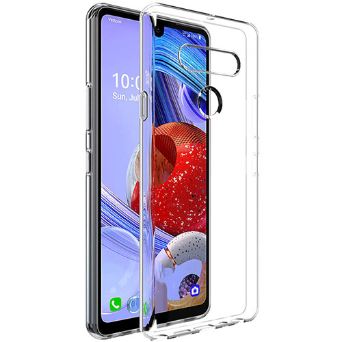 Ultra-thin Transparent TPU Soft Case Cover for LG Stylo 6 Clear