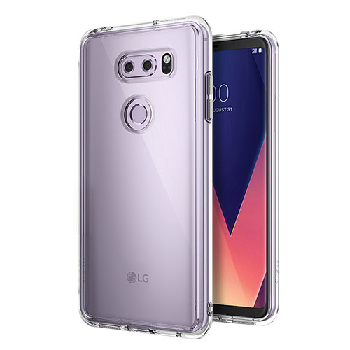 Ultra-thin Transparent TPU Soft Case Cover for LG V30 Clear
