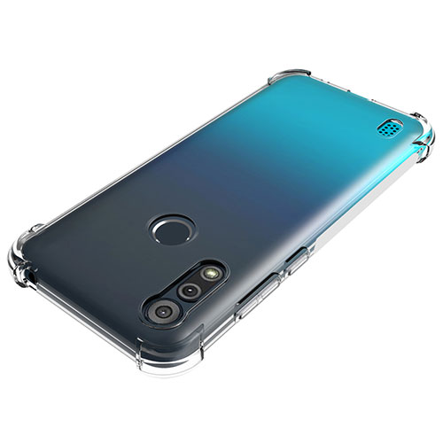 Ultra-thin Transparent TPU Soft Case Cover for Motorola Moto E6s (2020) Clear