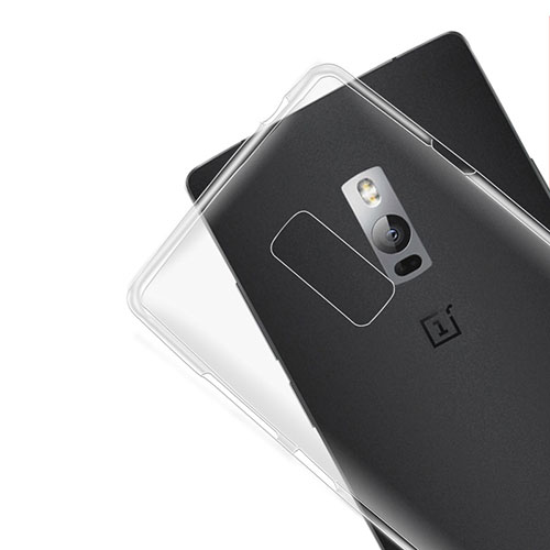 Ultra-thin Transparent TPU Soft Case Cover for OnePlus 2 Clear