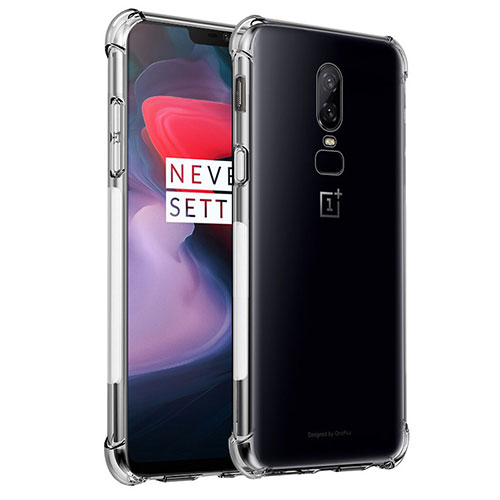 Ultra-thin Transparent TPU Soft Case Cover for OnePlus 6 Clear