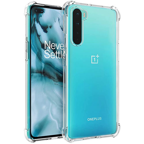Ultra-thin Transparent TPU Soft Case Cover for OnePlus Nord Clear