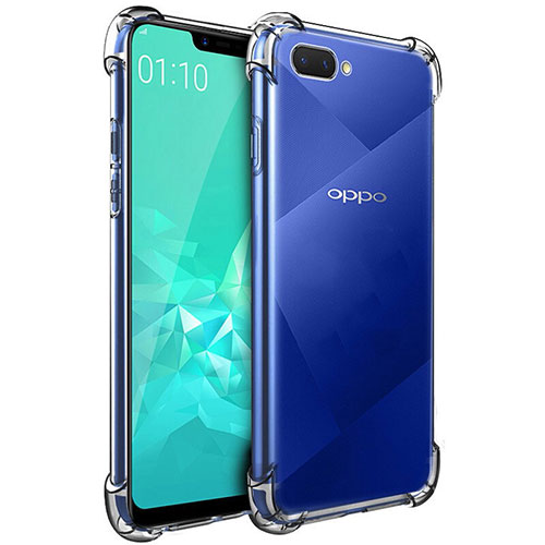 Ultra-thin Transparent TPU Soft Case Cover for Oppo A12e Clear