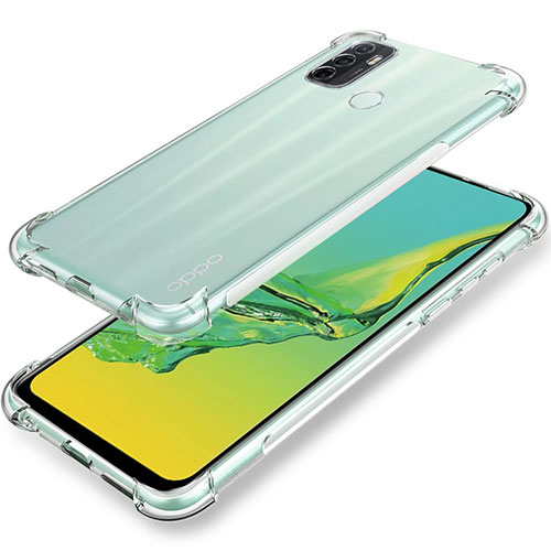 Ultra-thin Transparent TPU Soft Case Cover for Oppo A32 Clear