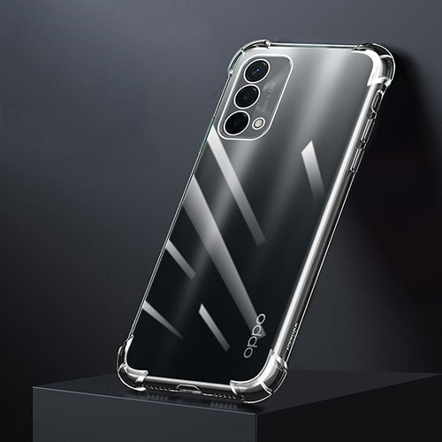 Ultra-thin Transparent TPU Soft Case Cover for Oppo A74 4G Clear