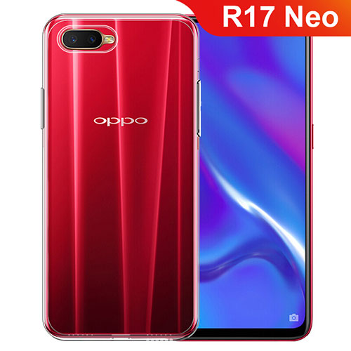 Ultra-thin Transparent TPU Soft Case Cover for Oppo R17 Neo Clear
