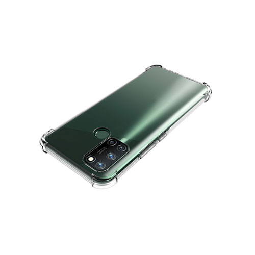 Ultra-thin Transparent TPU Soft Case Cover for Realme C17 Clear