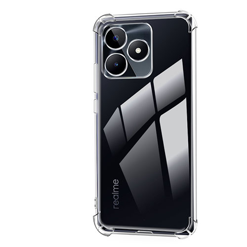 Ultra-thin Transparent TPU Soft Case Cover for Realme C51 Clear