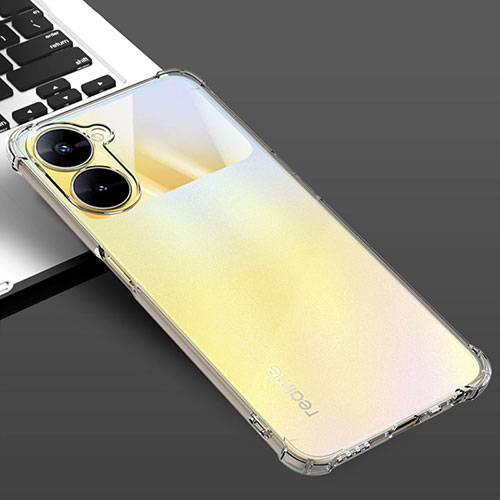 Ultra-thin Transparent TPU Soft Case Cover for Realme V30t 5G Clear