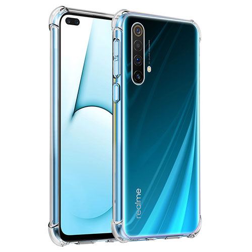 Ultra-thin Transparent TPU Soft Case Cover for Realme X50m 5G Clear