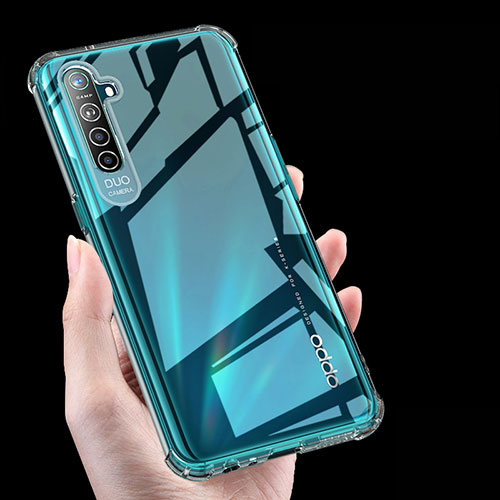 Ultra-thin Transparent TPU Soft Case Cover for Realme XT Clear