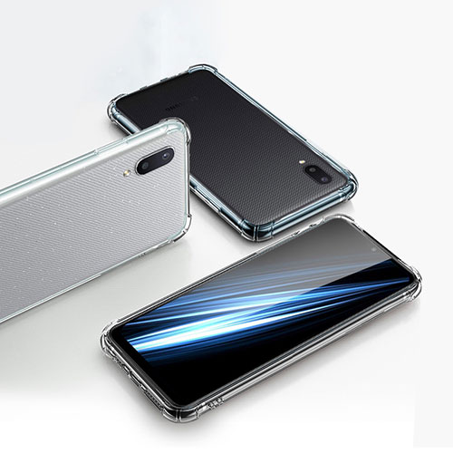 Ultra-thin Transparent TPU Soft Case Cover for Samsung Galaxy A02 Clear