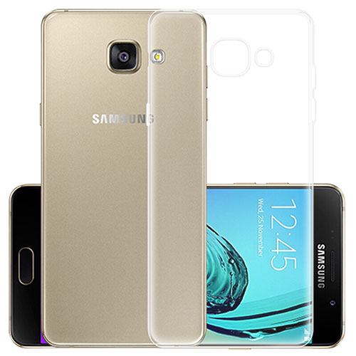 Ultra-thin Transparent TPU Soft Case Cover for Samsung Galaxy A5 (2017) Duos Clear