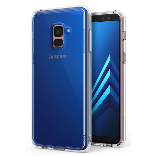 Ultra-thin Transparent TPU Soft Case Cover for Samsung Galaxy A8+ A8 Plus (2018) A730F Clear