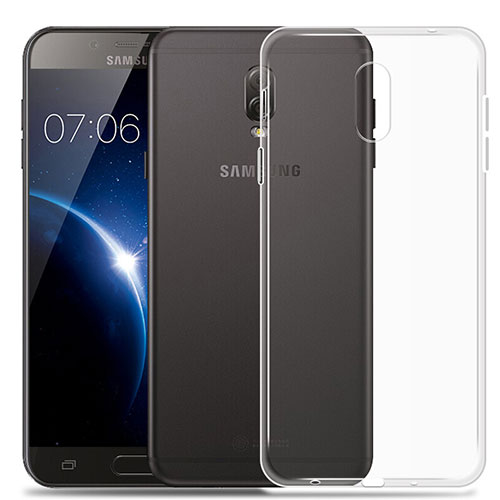 Ultra-thin Transparent TPU Soft Case Cover for Samsung Galaxy J7 Plus Clear