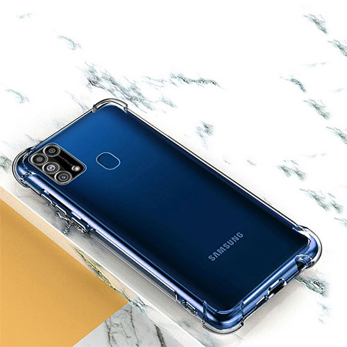 Ultra-thin Transparent TPU Soft Case Cover for Samsung Galaxy M31 Clear