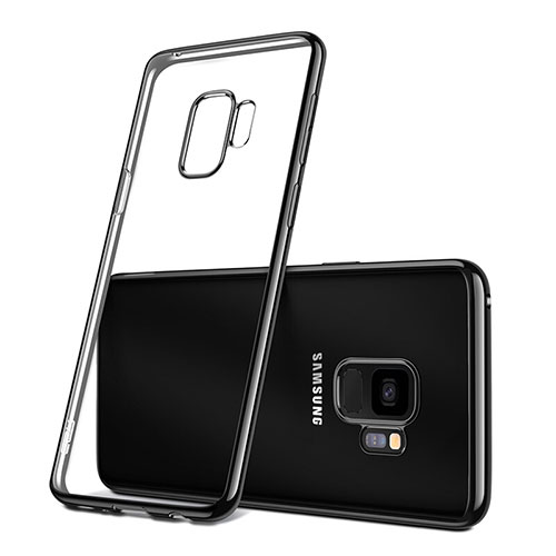 Ultra-thin Transparent TPU Soft Case Cover for Samsung Galaxy S9 Black