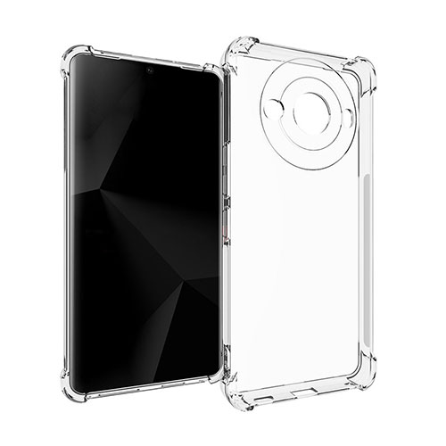 Ultra-thin Transparent TPU Soft Case Cover for Sharp Aquos R8s Pro Clear