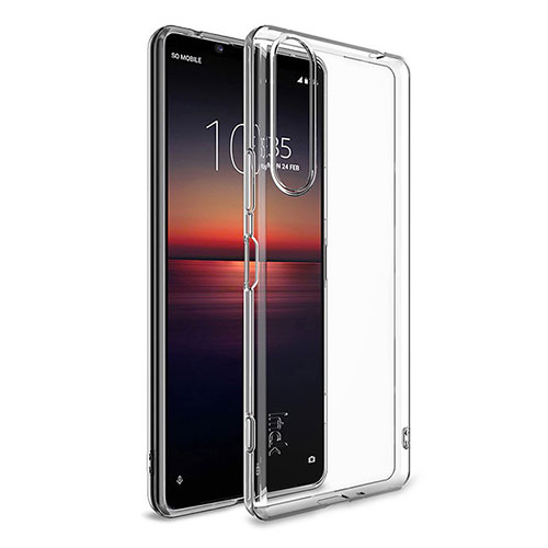 Ultra-thin Transparent TPU Soft Case Cover for Sony Xperia 1 III Clear