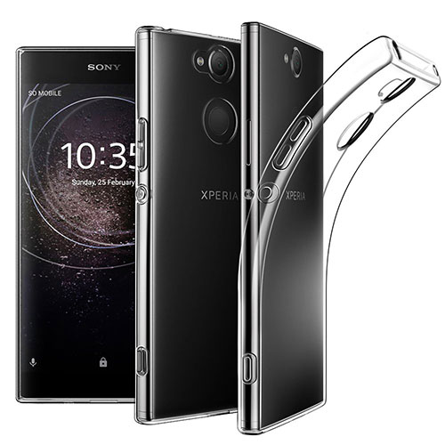 Ultra-thin Transparent TPU Soft Case Cover for Sony Xperia XA2 Plus Clear