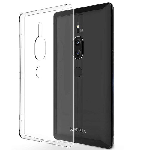 Ultra-thin Transparent TPU Soft Case Cover for Sony Xperia XZ2 Premium Clear