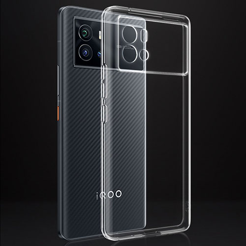 Ultra-thin Transparent TPU Soft Case Cover for Vivo iQOO 9 Pro 5G Clear