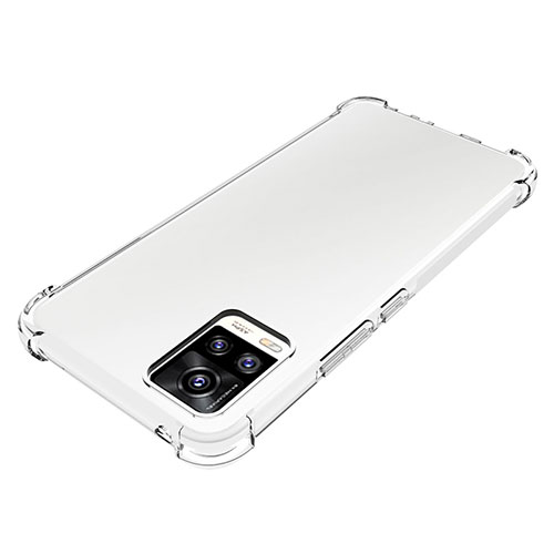 Ultra-thin Transparent TPU Soft Case Cover for Vivo V20 Clear