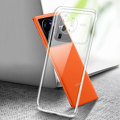 Ultra-thin Transparent TPU Soft Case Cover for Vivo X80 Pro 5G Clear