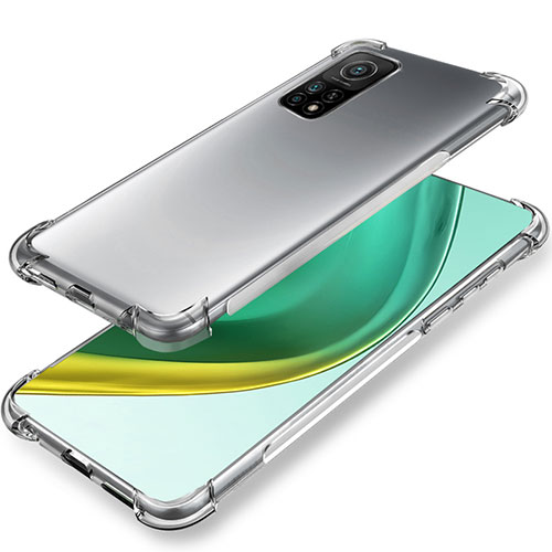 Ultra-thin Transparent TPU Soft Case Cover for Xiaomi Mi 10T Pro 5G Clear