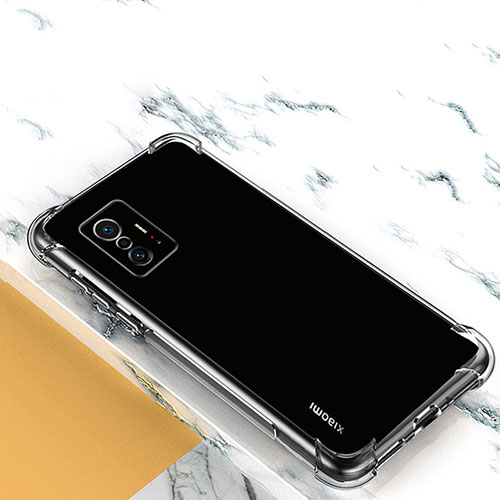 Ultra-thin Transparent TPU Soft Case Cover for Xiaomi Mi 11T 5G Clear
