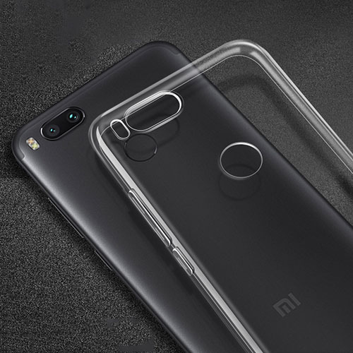 Ultra-thin Transparent TPU Soft Case Cover for Xiaomi Mi A1 Clear